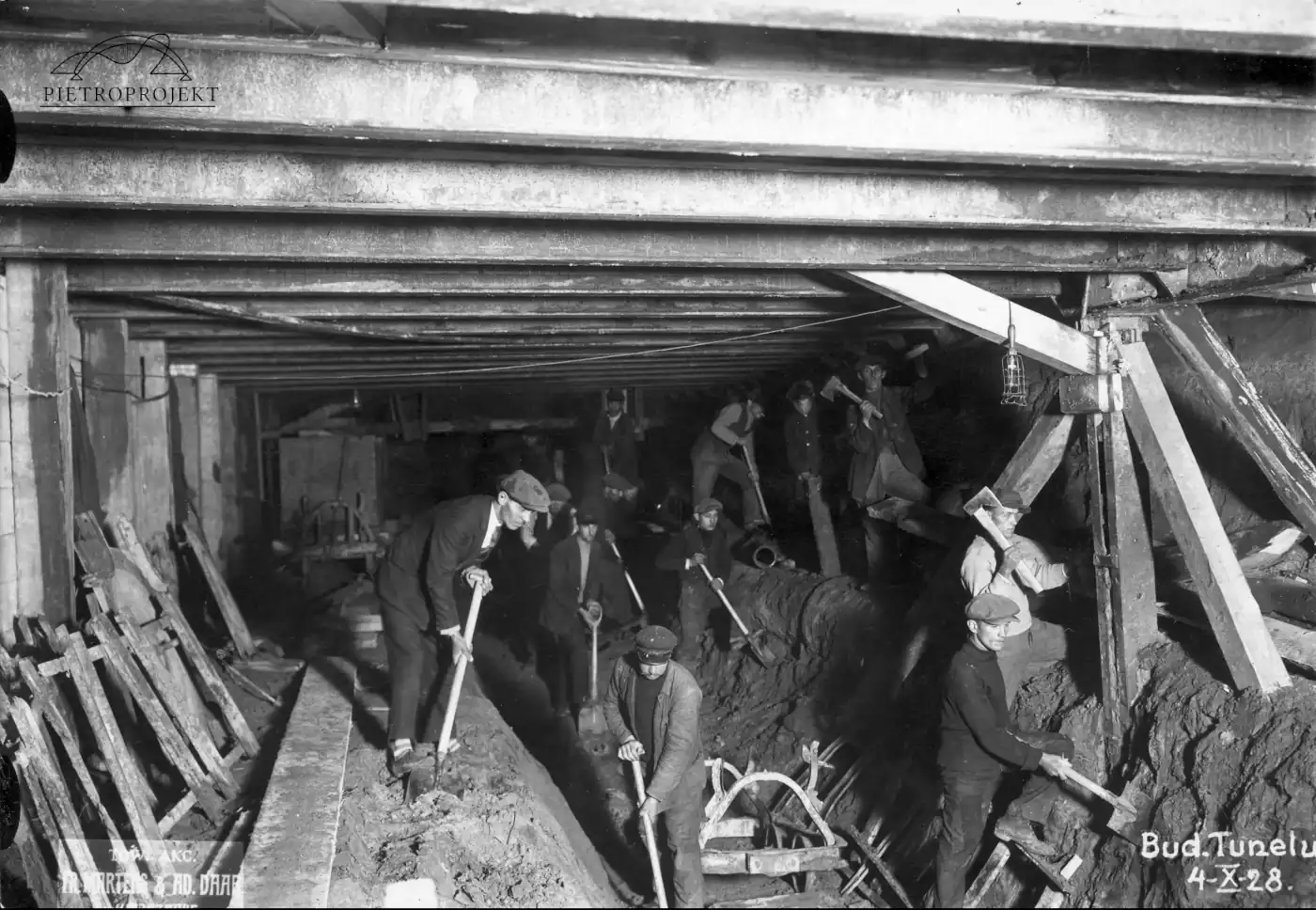 Konstrukcja odciążająca tunelu średnicowego w Warszawie